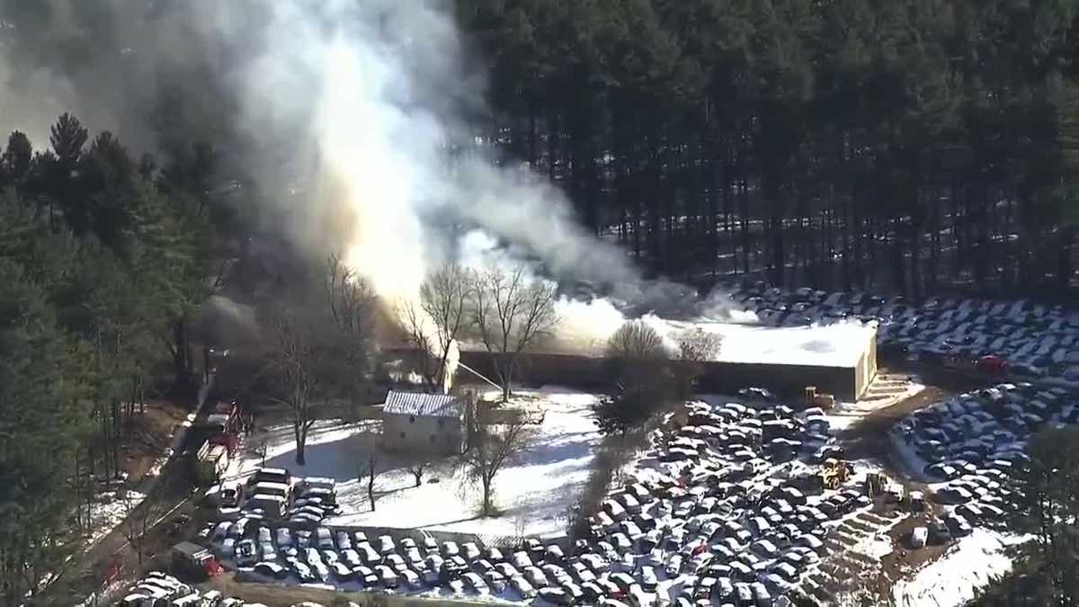 8alarm fire ravages longtime auto parts business