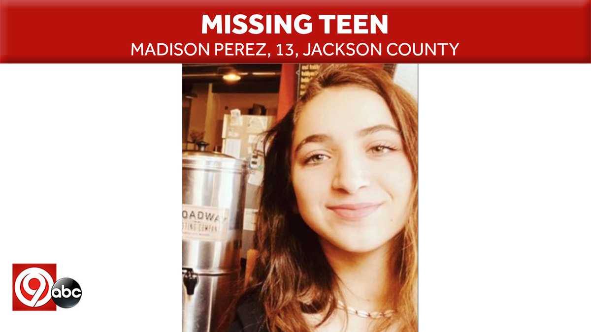 Jackson County Sheriff's Office asks for help finding missing 13-year-old