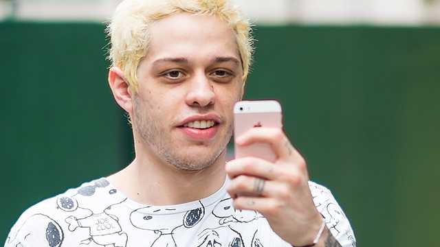 Pete Davidson is seen in Chelsea on Sept. 20, 2018, in New York City.