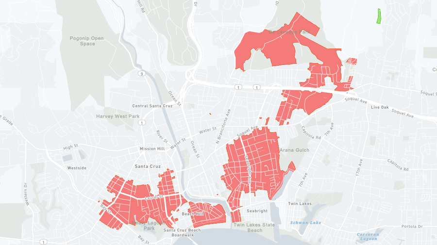 Thousands without power in Santa Cruz