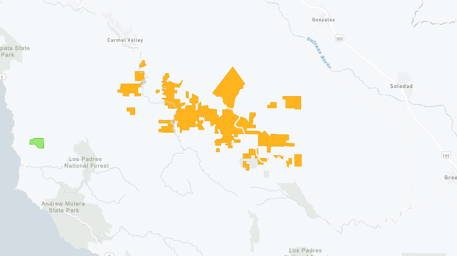 pg&e outage map, aug 16