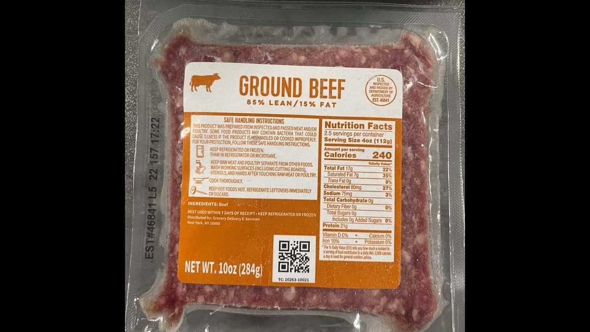 Some HelloFresh ground beef may contain E. coli