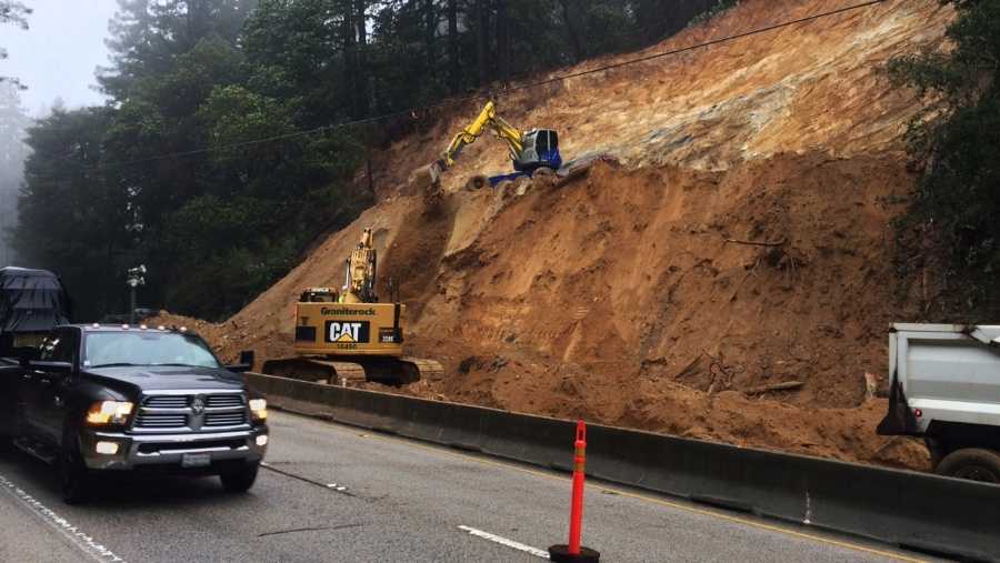 Worker killed while clearing mudslide in Santa Cruz Mountains