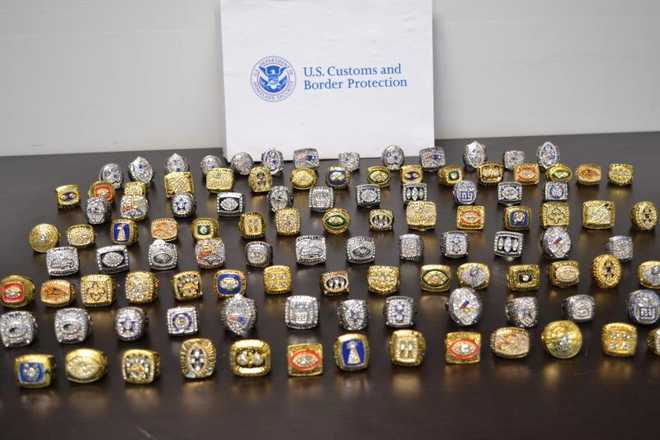 Customs officials seize 422 fake Super Bowl rings from China - NBC Sports