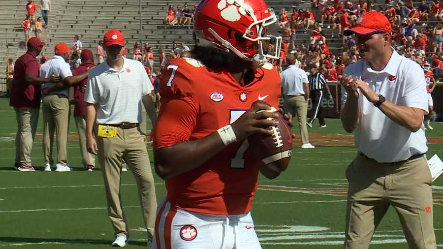 Clemson backup quarterback Taisun Phommachanh was one of two Tigers to enter the portal on Friday.
