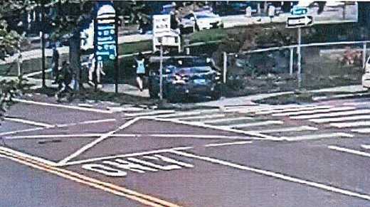 Person hospitalized after being struck by car on sidewalk