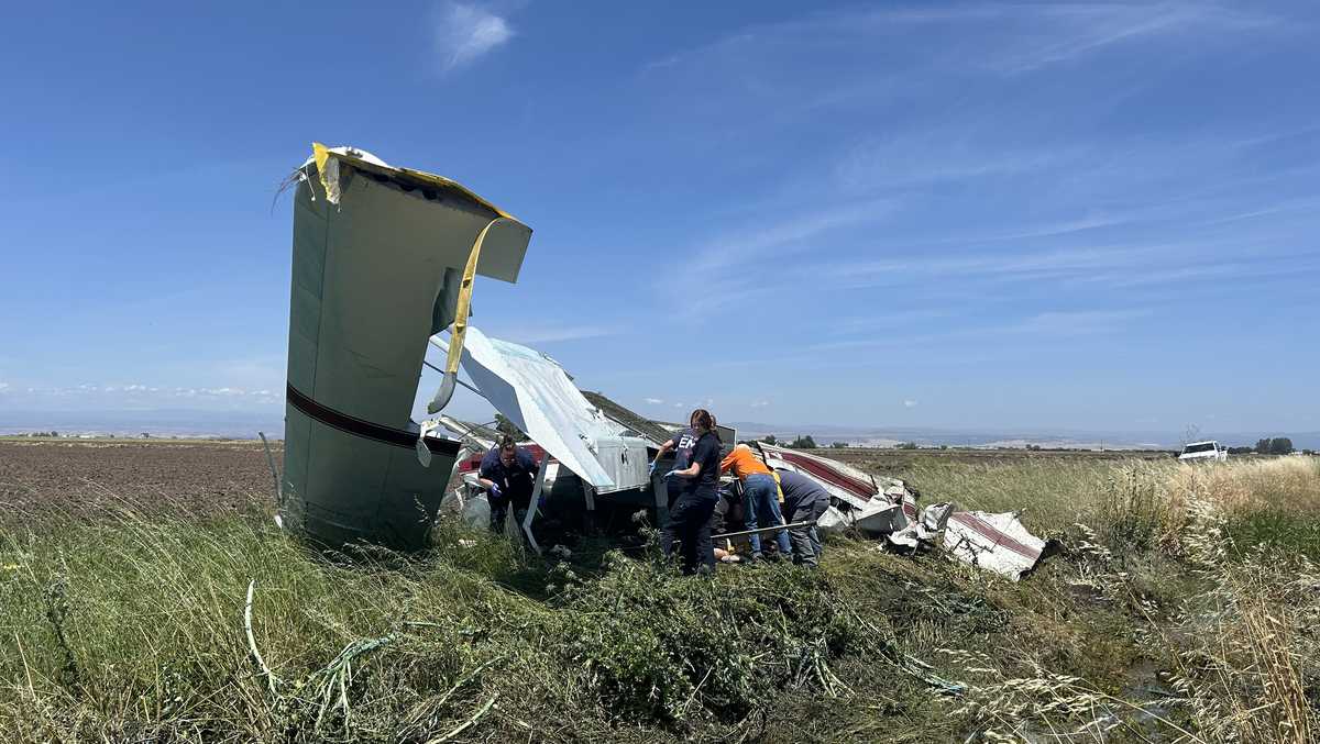 Small plane crashes west of Oroville, FAA says.