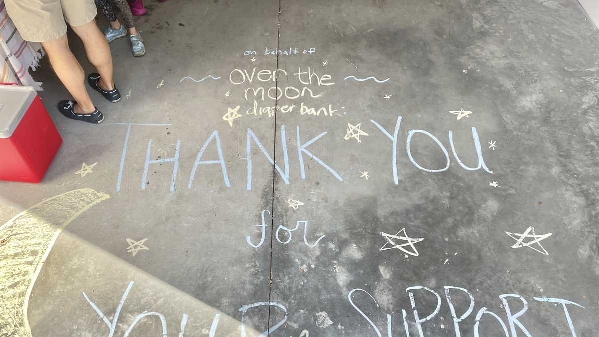 PHOTOS Savannah Over The Moon Diaper Bank Sip and See