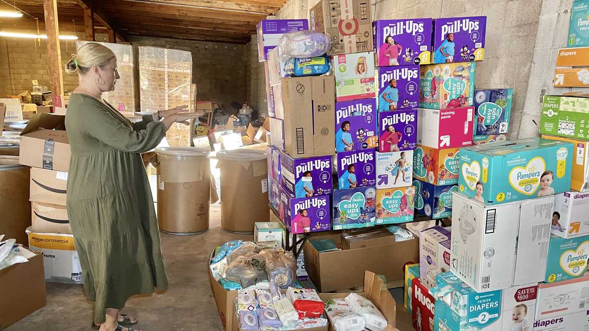 PHOTOS Savannah Over The Moon Diaper Bank Sip and See