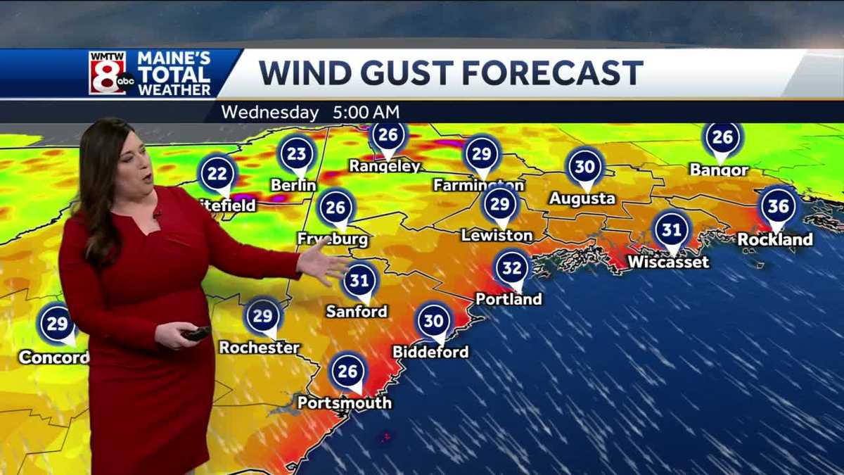 Whiteout conditions in Maine for Tuesday PM travel