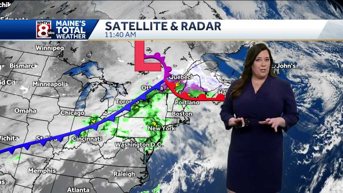 Light rain on the way this afternoon
