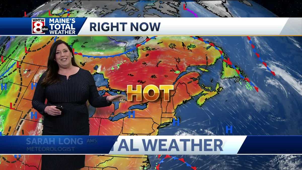 Warm today, hot and humid tomorrow