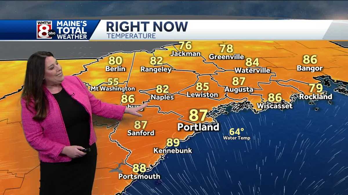 Steam heat today, more showers and storms ahead