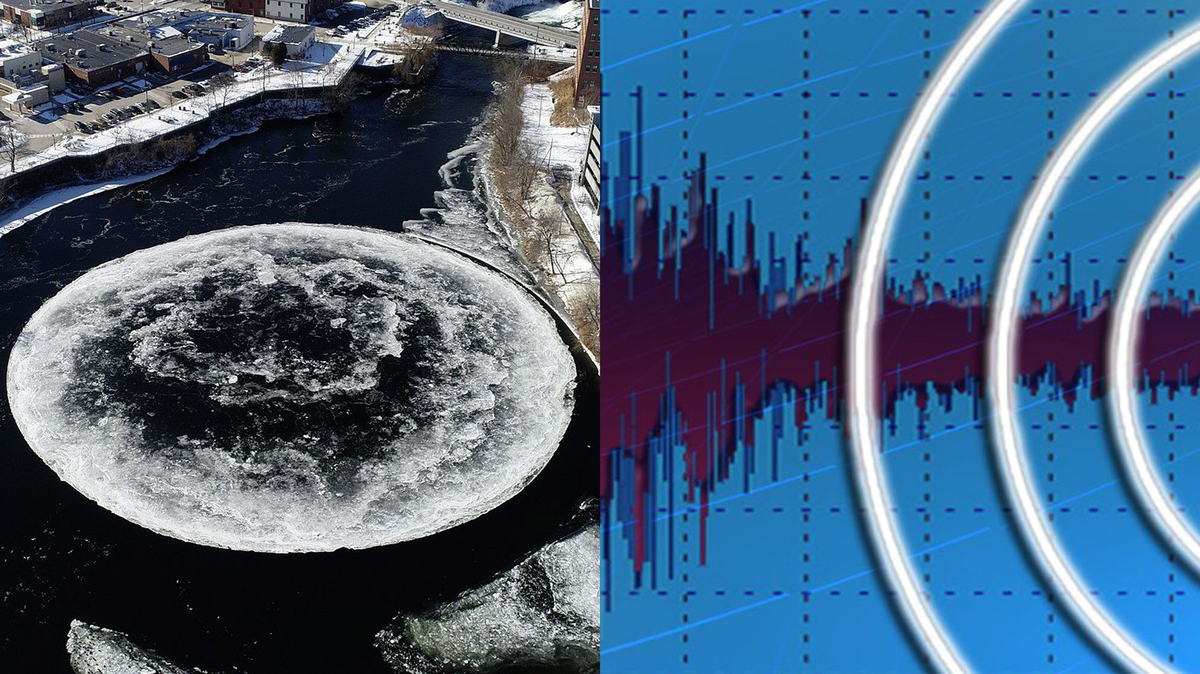 Ice disk, meteor, now an earthquake reported in Maine