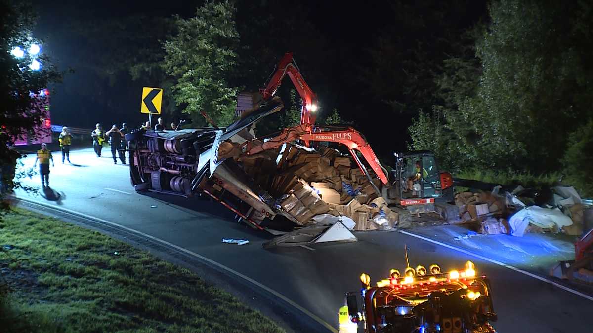 Tractor Trailer Driver Dies After Overturning On Highway 311 Ramp 8309