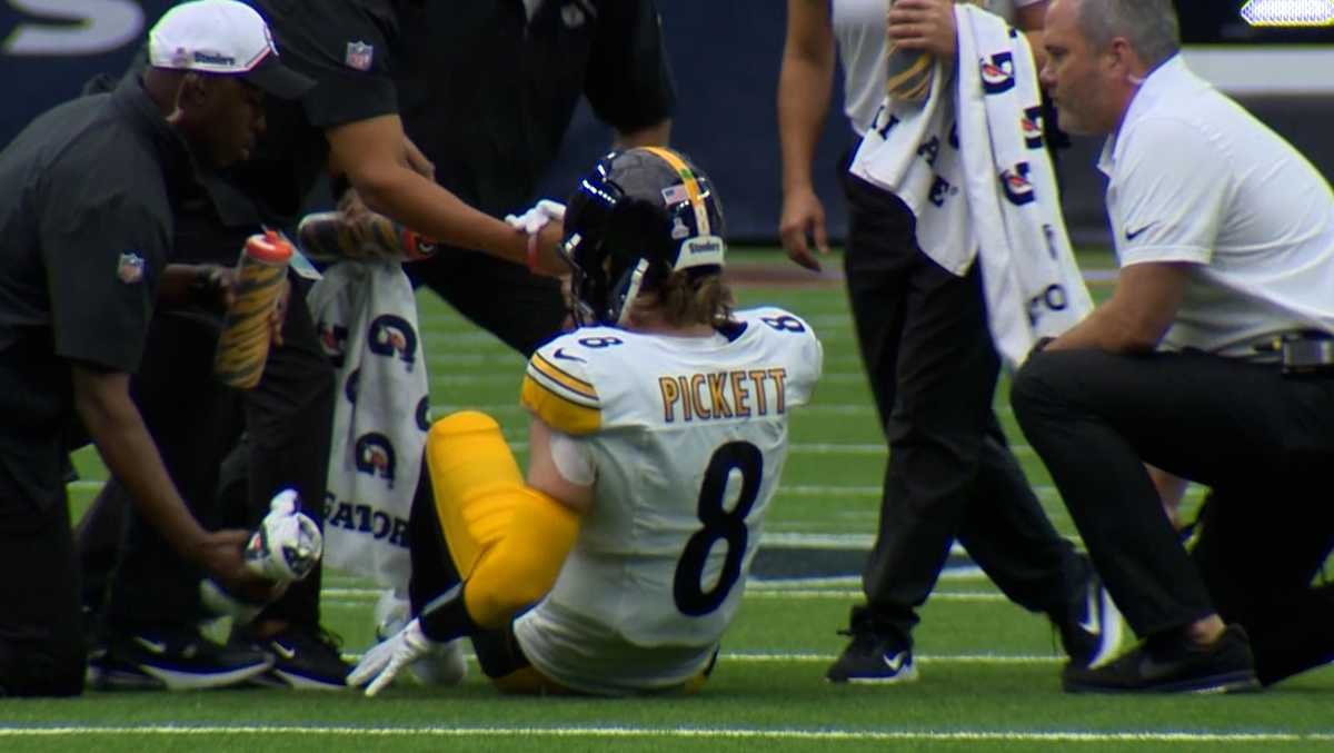 Steelers QB Kenny Pickett leaves loss against Texans after