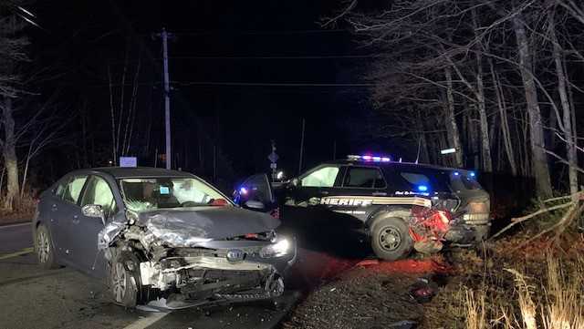 A Cumberland County sheriff vehicle was hit by a drunk driver during a ...