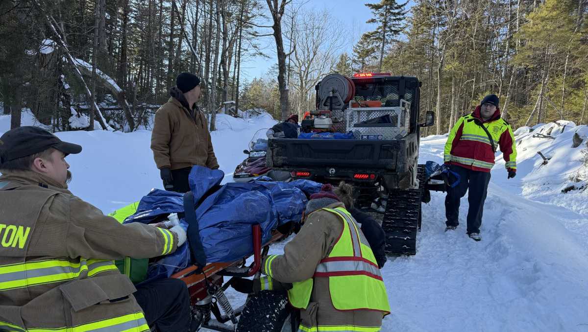 Snowmobiler hurt in crash at Pillsbury State Park