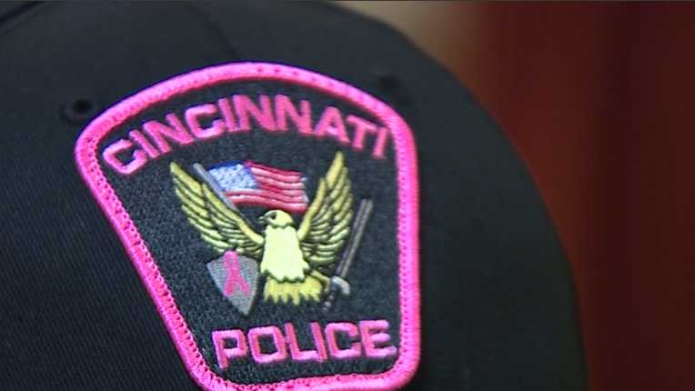 Real Men Wear Pink Cincinnati First Responders Wear Pink Badges For Breast Cancer Awareness 