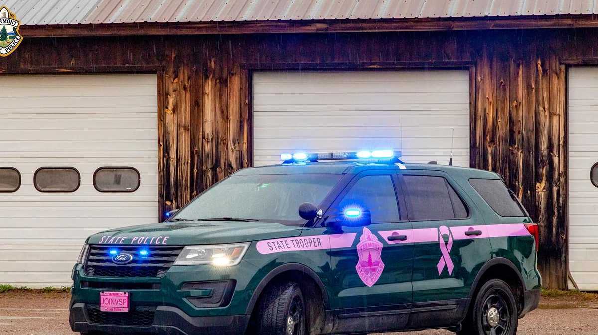 Vermont State Police debuts pink cruiser