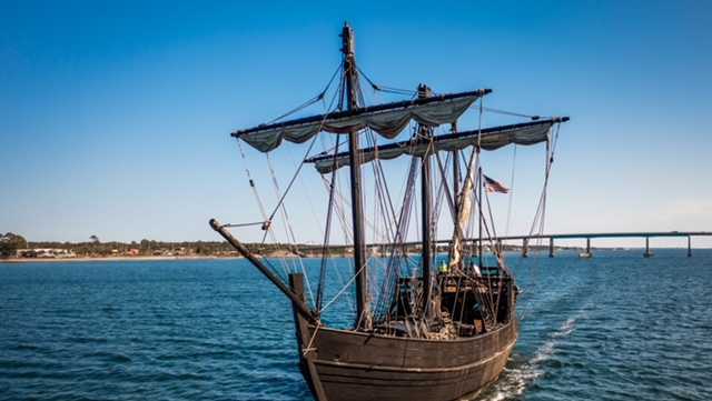 Replica of the Pinta, one of Christopher Columbus' ships, to dock in Louisville