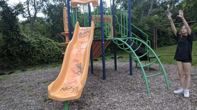 Pitcairn police are asking for help after playground equipment vandalized - Vimarsana News