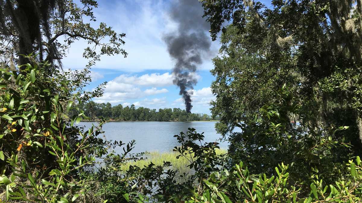Military plane crashes in coastal South Carolina