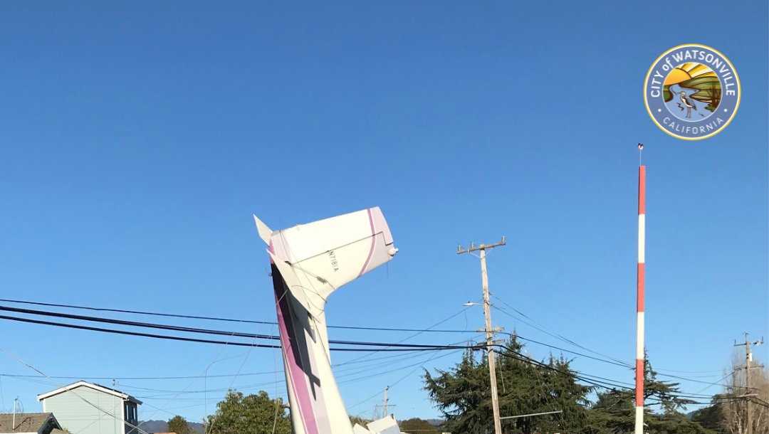 Plane crashes at the Watsonville airport on Sunday