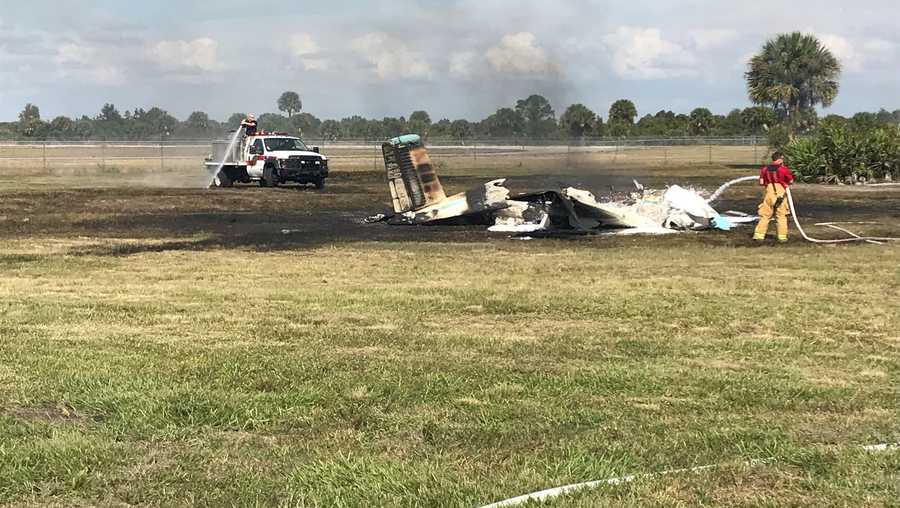 Small plane crash at Okeechobee Airport