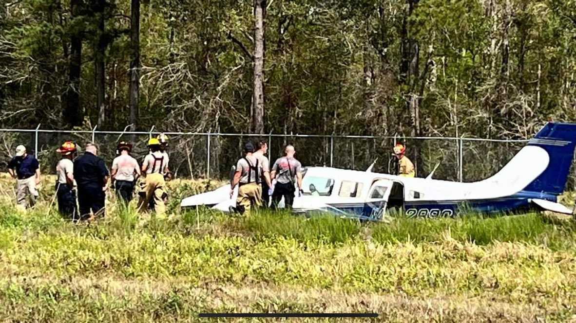 Slidell firefighters respond to plane crash