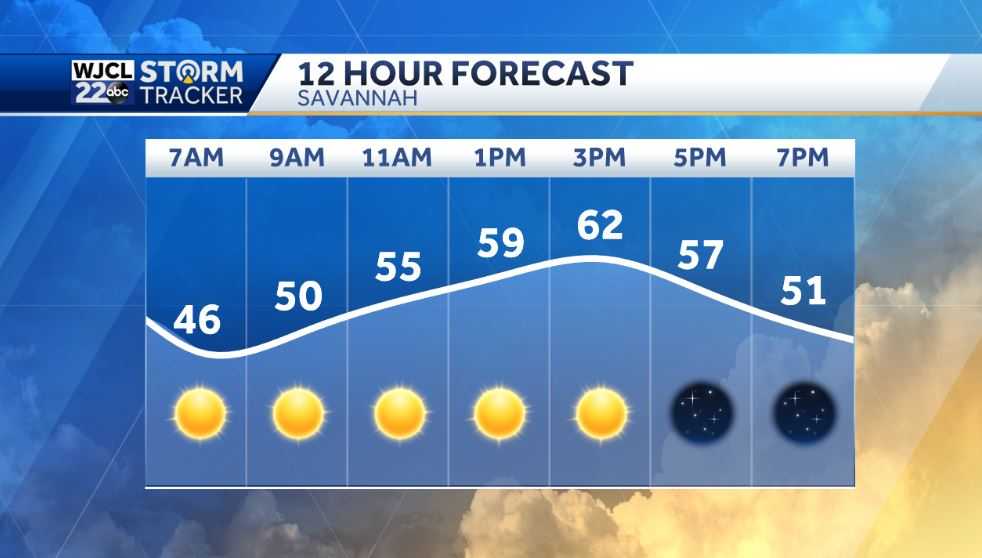 Lots of sun today and cool with patchy inland frost tonight - WJCL