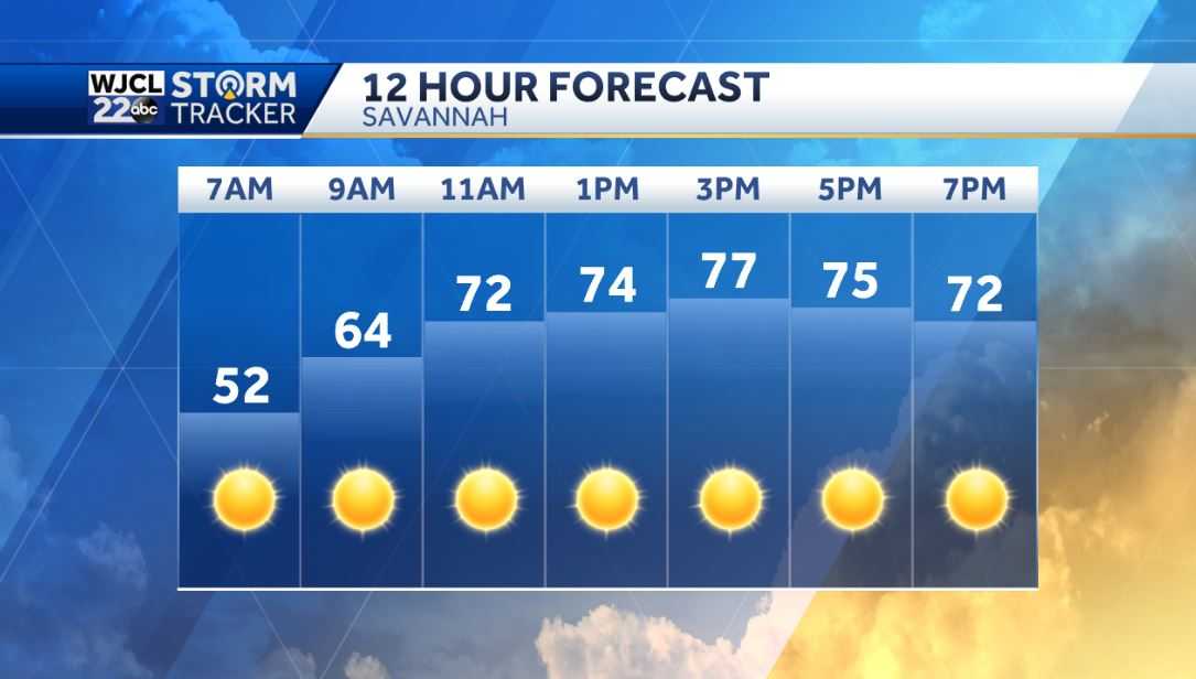 Beautiful spring weather in the forecast throughout the weekend - WJCL