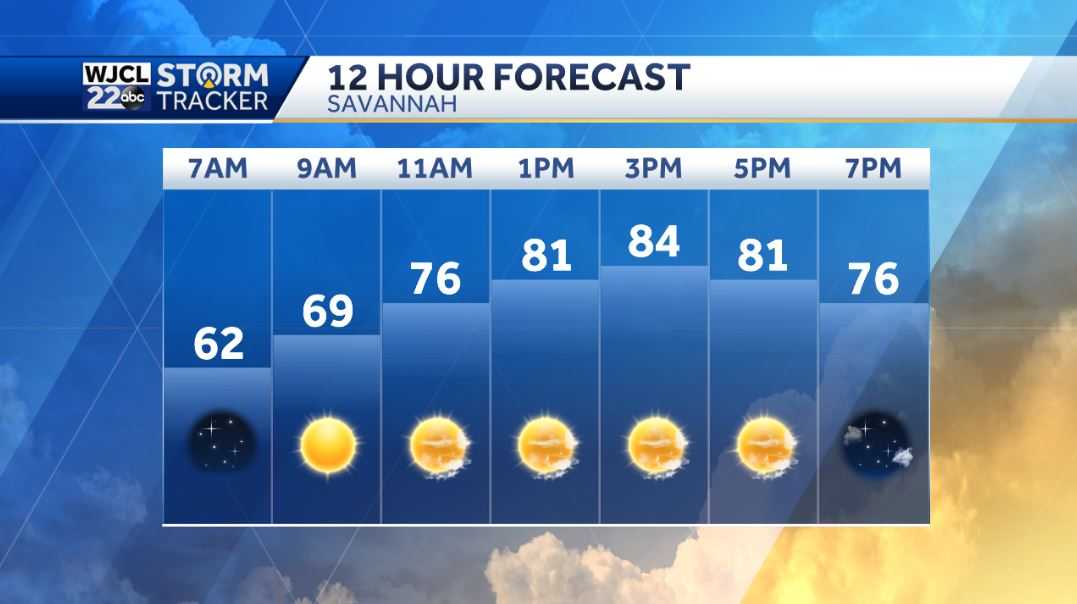 Lots of sunshine today with pleasantly warm temperatures - WJCL