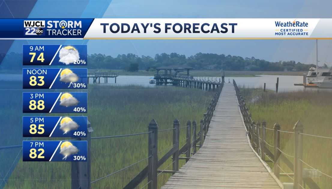 Afternoon storms for Labor Day weekend and tracking the tropics - WJCL