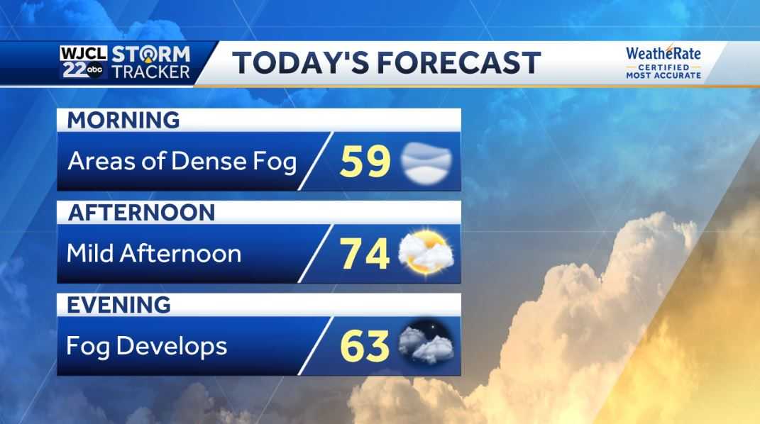 Dry and mild to start 2023. Tracking showers by Wednesday - WJCL