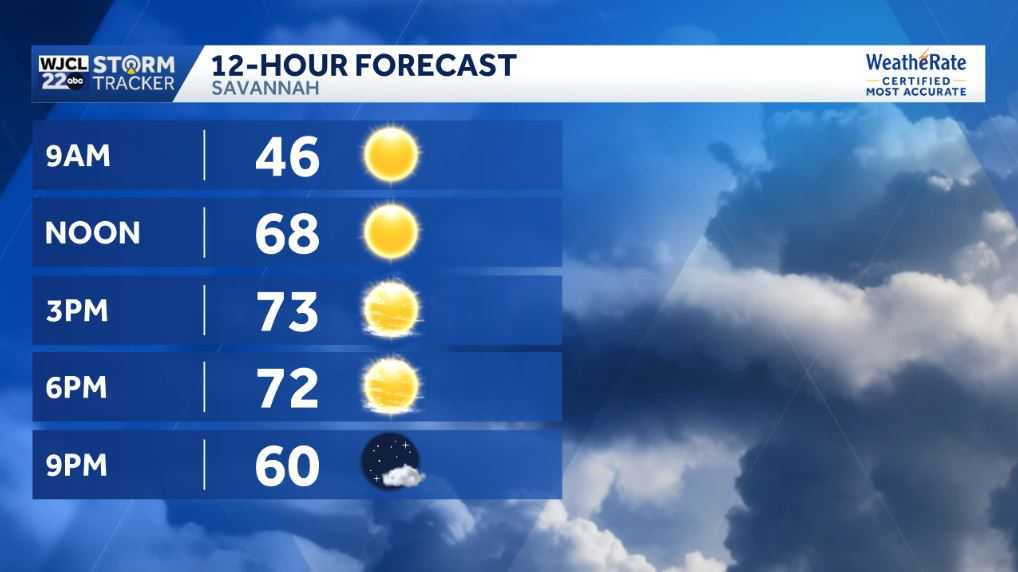 Savannah: Lots of sunshine for the first day of spring - WJCL