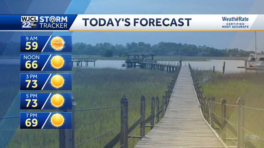 A beautiful day with lots of sun and breezy - WJCL
