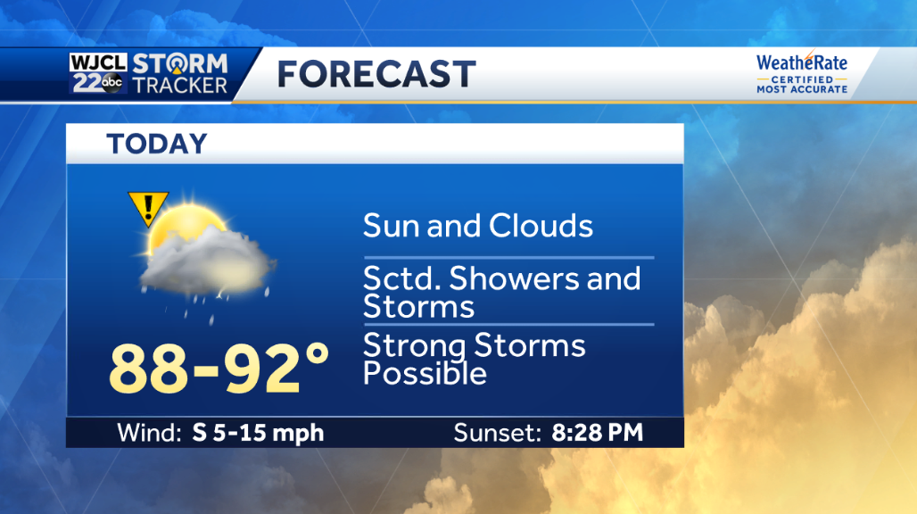 More strong storms possible this afternoon and evening