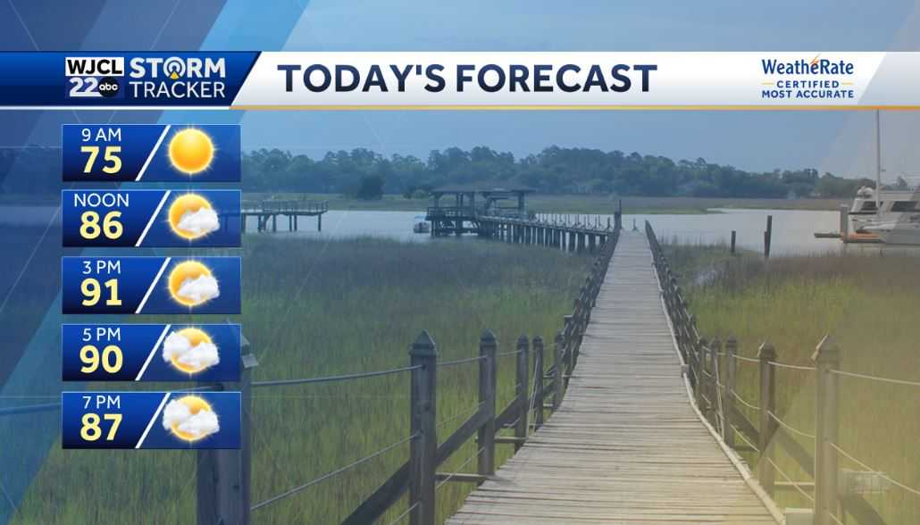 Hot weather throughout the workweek and tracking the tropics - WJCL