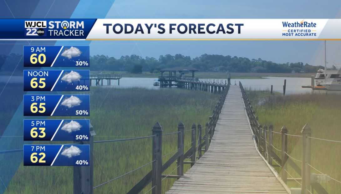 Umbrella needed today with on and off light rain - WJCL