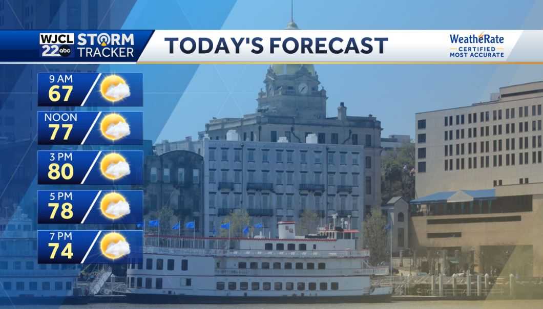 Beautiful spring weather throughout the weekend - WJCL