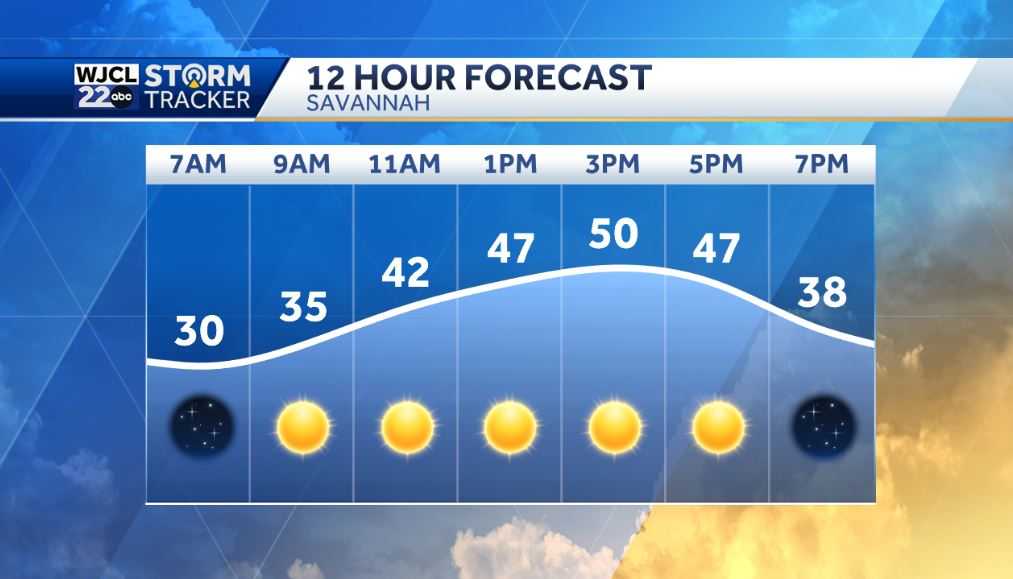 Sunshine today and chilly, plus hard freeze is likely tonight - WJCL