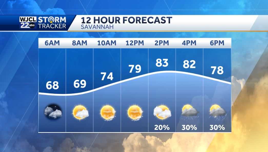 Isolated showers today, plus tracking hot weather by Friday - WJCL
