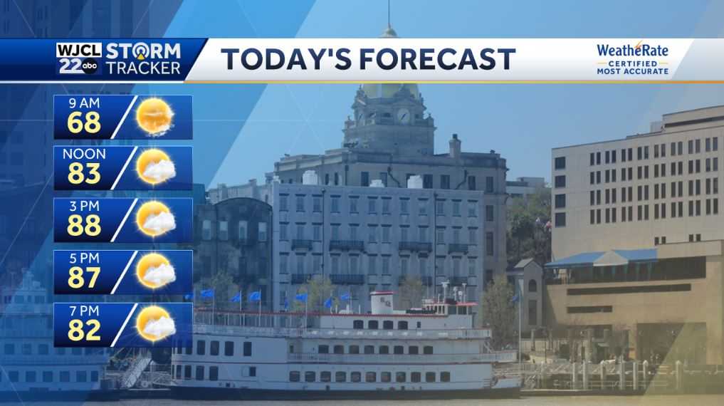 Dry and warm weather continues, but showers by the weekend - WJCL