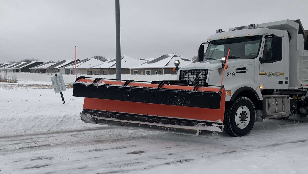 Inside look at a snow plow driver's commute