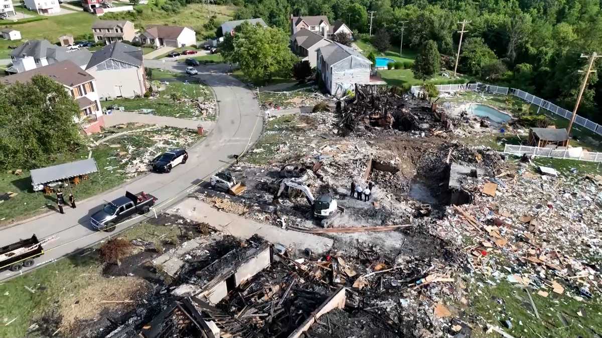 Plum explosion: 10 homes still uninhabitable in Rustic Ridge