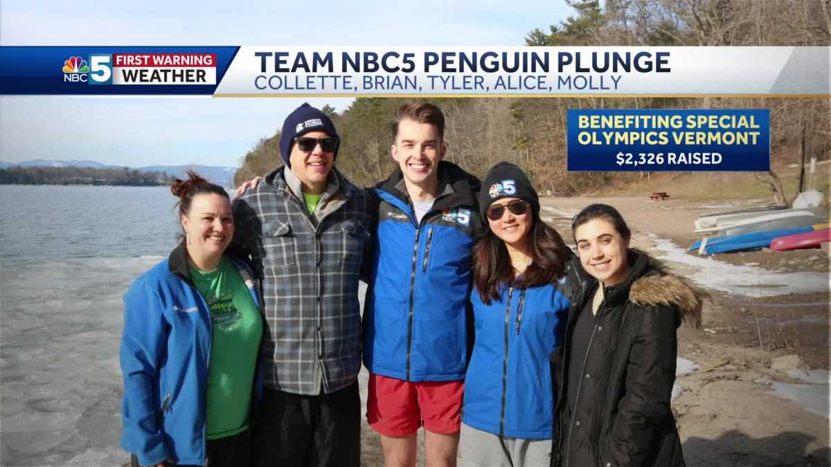 Nbc5 Team Participates In Special Olympics Vermont Penguin Plunge