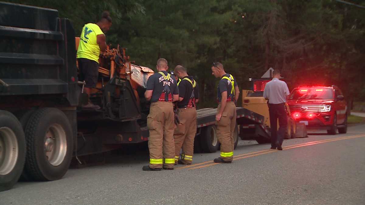 Plymouth, Massachusetts worker has foot severed by paving machine