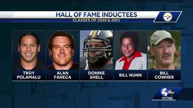 5 Steelers inducted into Pro Football Hall of Fame