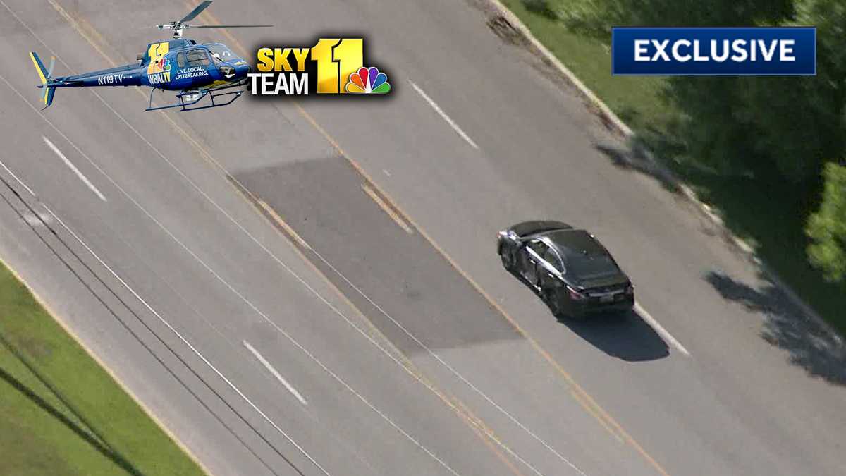 Man in custody after dangerous stolen car police chase